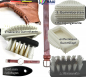 Preview: Suede brush for shoes with 4 functional sides double-sided