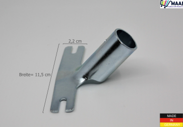 Metal holder for broomsticks 24mm