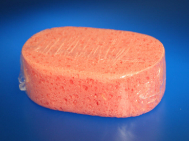 bath sponge oval colorful