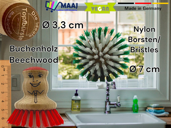 potbrush wood nylon