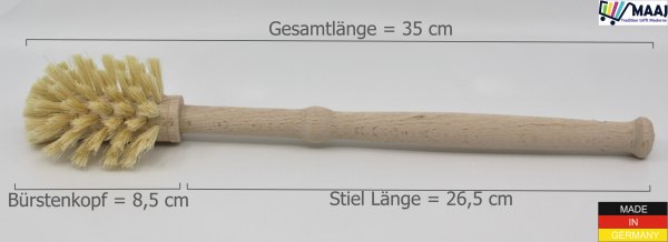 Felgenbürste / Thermoskannenbürste mit Fiber-Bestückung