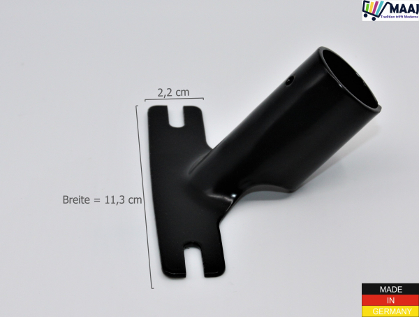 Metal holder for broomsticks 28mm