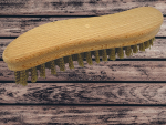 Parquet brush with brass bristles in ess