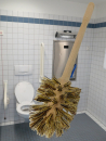 WC-Bürste XL aus Holz und Naturborsten